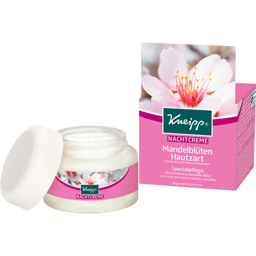Kneipp Mandelblüten Hautzart Nachtcreme regeneriert & wirkt hautstraffend, 50 ml Creme