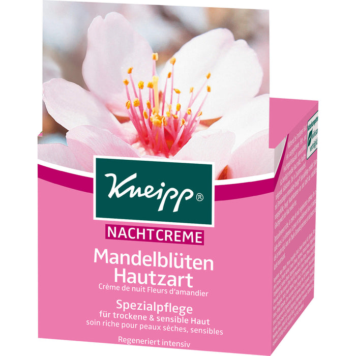 Kneipp Mandelblüten Hautzart Nachtcreme regeneriert & wirkt hautstraffend, 50 ml Creme