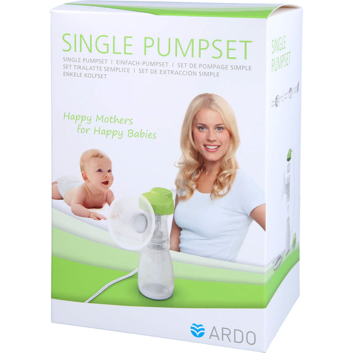 ARDO Single Pumpset das sichere und hygienische Pumpset, 1 pcs. Set
