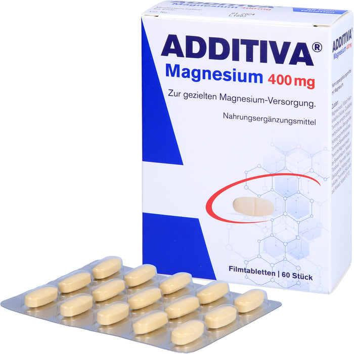 ADDITIVA Magnesium 400 mg Filmtabletten, 60 pcs. Tablets