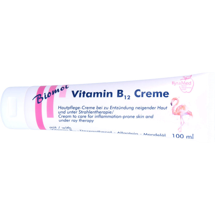 KyraMed Vitamin B12 Creme für zu Entzündung neigende Haut und bei Strahlentherapie, 100 ml Cream