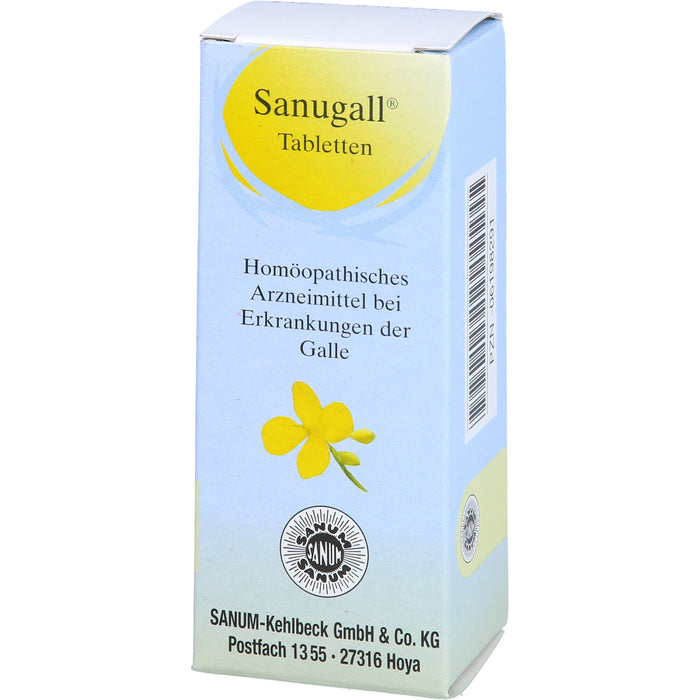 Sanugall Tabletten bei Erkrankungen der Galle, 80 pcs. Tablets