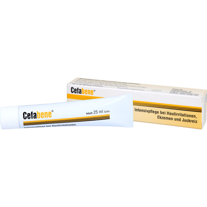 Cefabene Salbe Intensivpflege bei Hautirritationen, Ekzemen und Juckreiz, 25 g Salbe