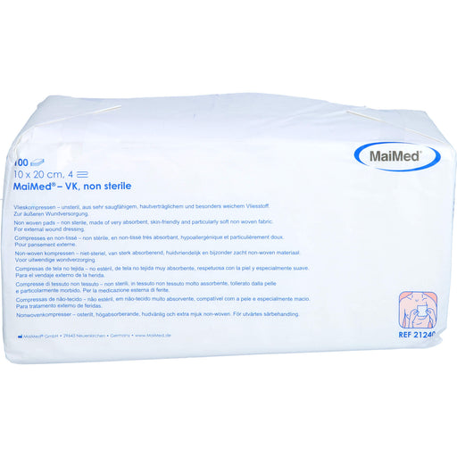 VLIESSTOFFKOMPRESSEN 10X20CM UNSTERIL 4FACH BRI, 100 St KOM
