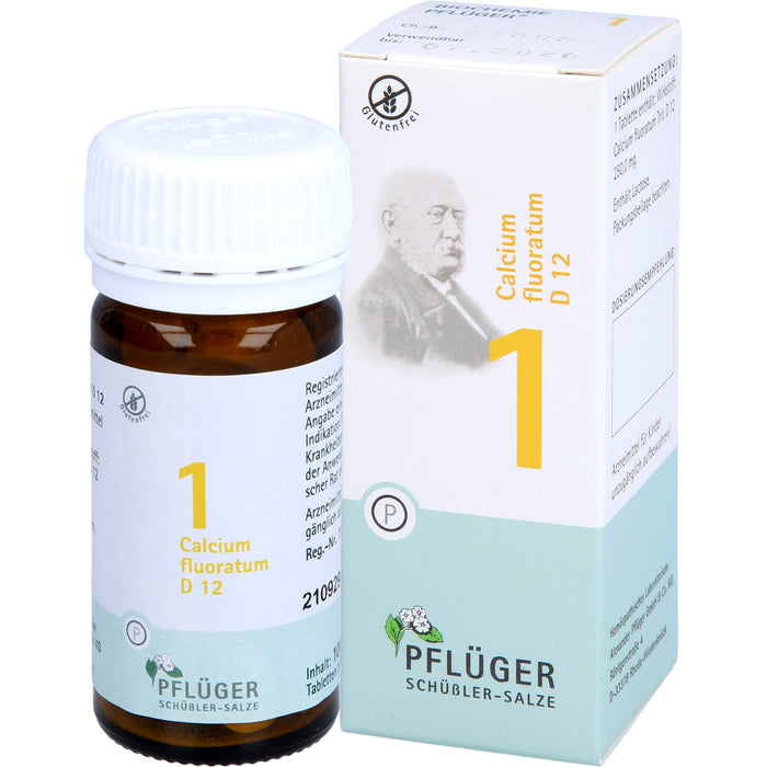 Pflüger Biochemie Nr.1 Calcium fluoratum D12 Tabletten, 100 pc Tablettes