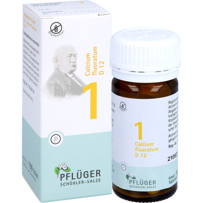 Pflüger Biochemie Nr.1 Calcium fluoratum D12 Tabletten, 100 pcs. Tablets
