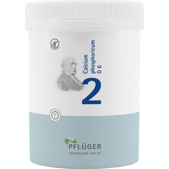 Pflüger Biochemie Nr.2 Calcium phosphoricum D6 Tabletten, 1000 St. Tabletten