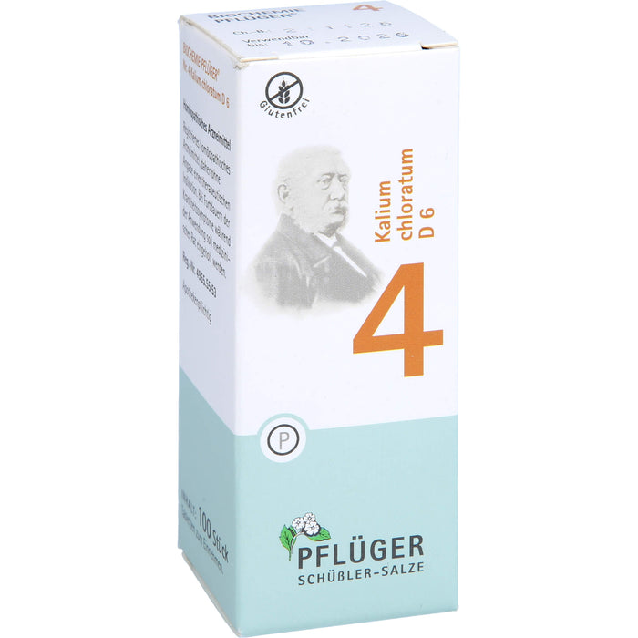 Pflüger Biochemie Nr.4 Kalium chloratum Tabletten, 100 pcs. Tablets