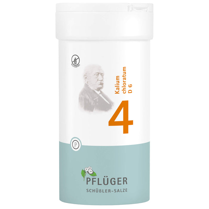 Pflüger Biochemie Nr.4 Kalium chloratum D6 Tabletten, 400 pc Tablettes