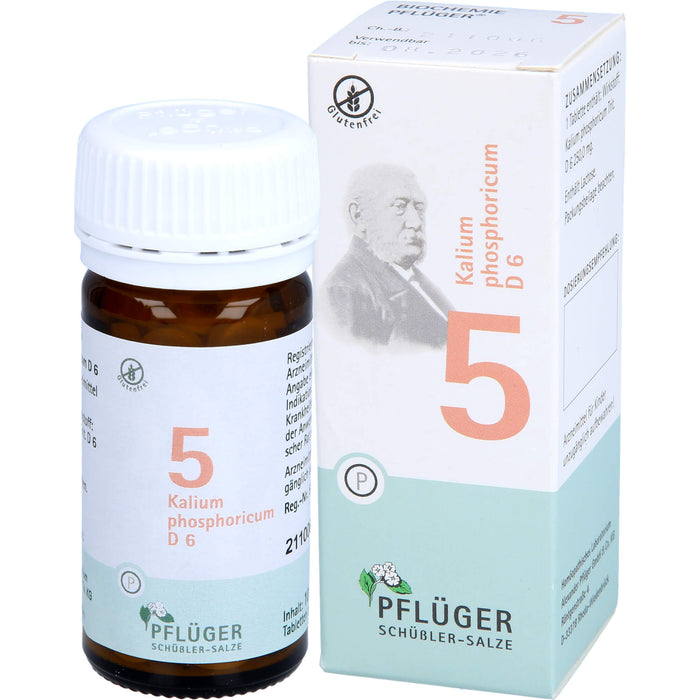 Pflüger Biochemie Nr.5 Kalium phosphoricum D6 Tabletten, 100 pcs. Tablets