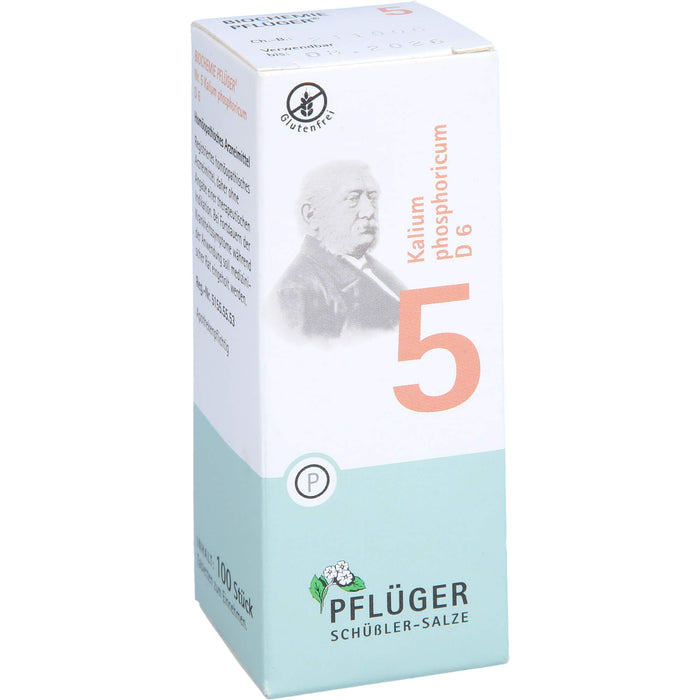 Pflüger Biochemie Nr.5 Kalium phosphoricum D6 Tabletten, 100 pcs. Tablets