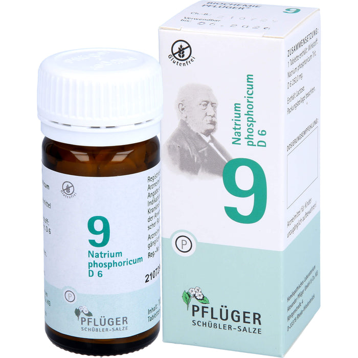 Pflüger Biochemie Nr.9 Natrium phosphoricum D6 Tabletten, 100 pcs. Tablets