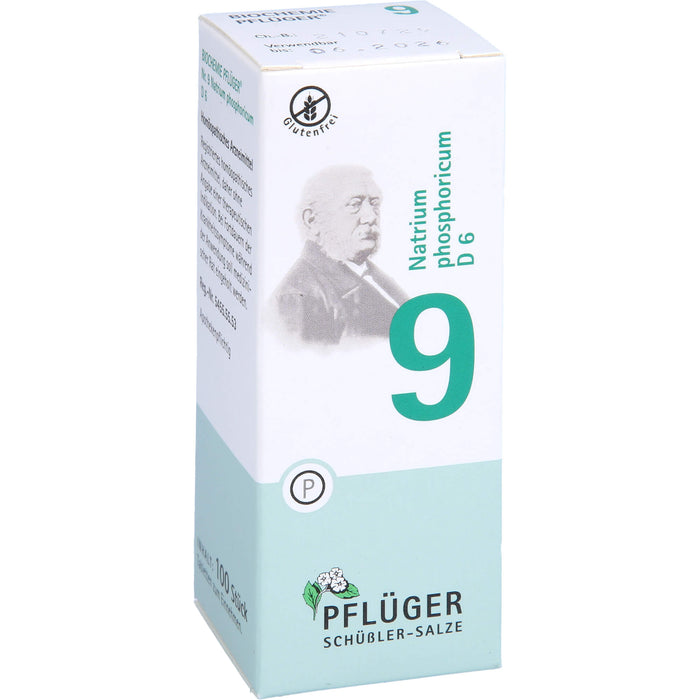 Pflüger Biochemie Nr.9 Natrium phosphoricum D6 Tabletten, 100 pcs. Tablets
