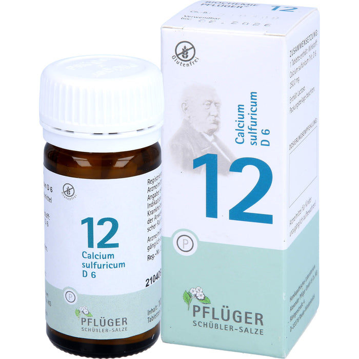 Pflüger Biochemie Nr.12 Calcium sulfuricum D6 Tabletten, 100 pcs. Tablets