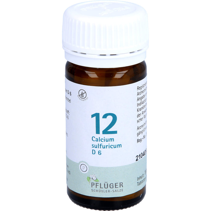 Pflüger Biochemie Nr.12 Calcium sulfuricum D6 Tabletten, 100 pcs. Tablets