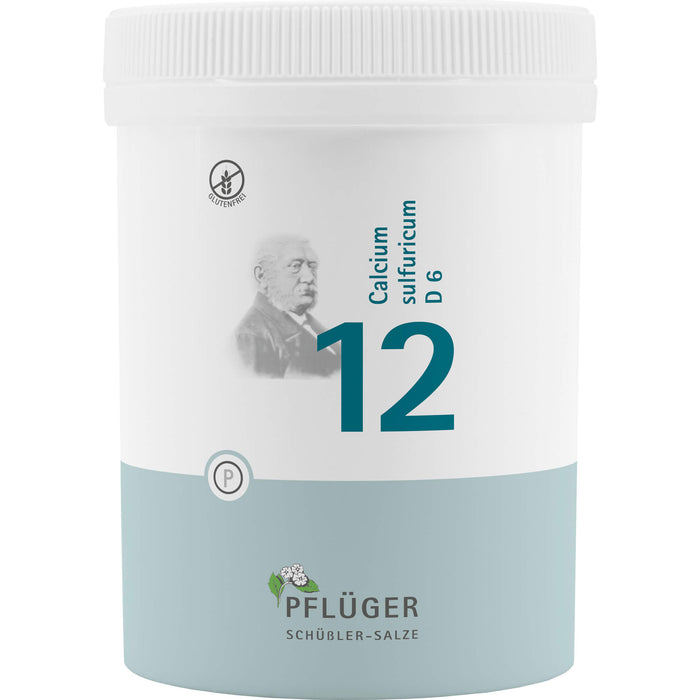Pflüger Biochemie Nr.12 Calcium sulfuricum D6 Tabletten, 1000 pcs. Tablets