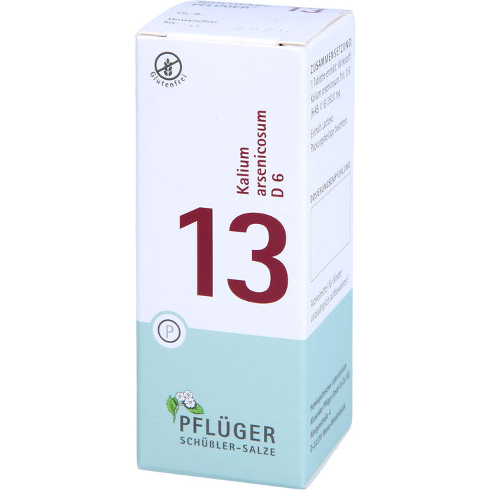 Pflüger Biochemie Nr.13 Kalium arsenicosum D6 Tabletten, 100 pcs. Tablets