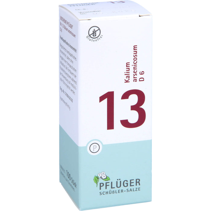 Pflüger Biochemie Nr.13 Kalium arsenicosum D6 Tabletten, 100 pcs. Tablets