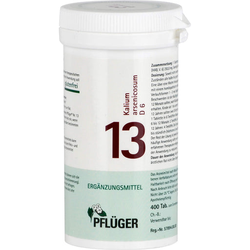 Pflüger Biochemie Nr.13 Kalium arsenicosum D6 Tabletten, 400 St. Tabletten