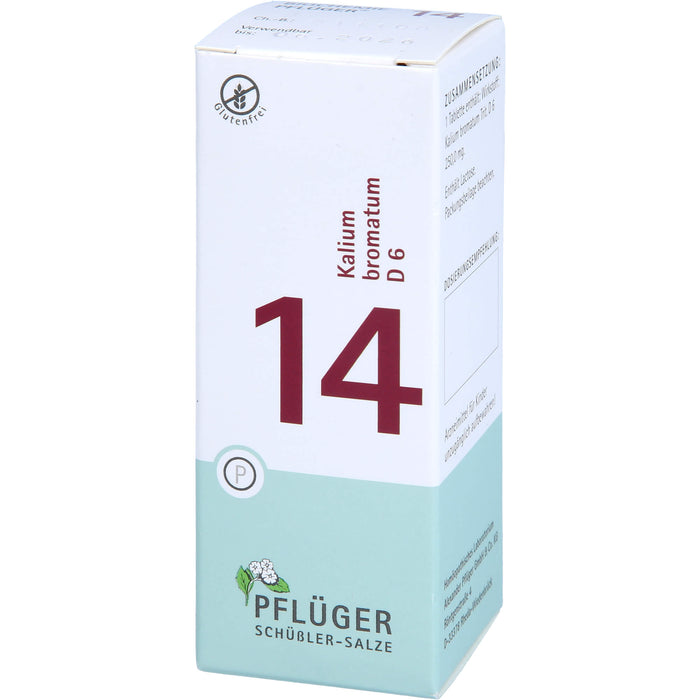 Pflüger Biochemie Nr.14 Kalium bromatum D6 Tabletten, 100 pcs. Tablets