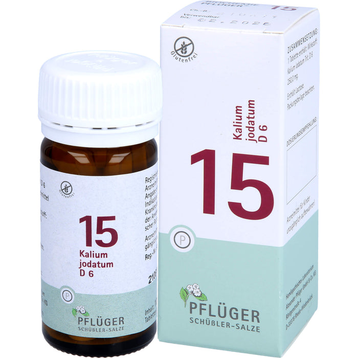 Pflüger Biochemie Nr.15 Kalium jodatum D6 Tabletten, 100 pcs. Tablets