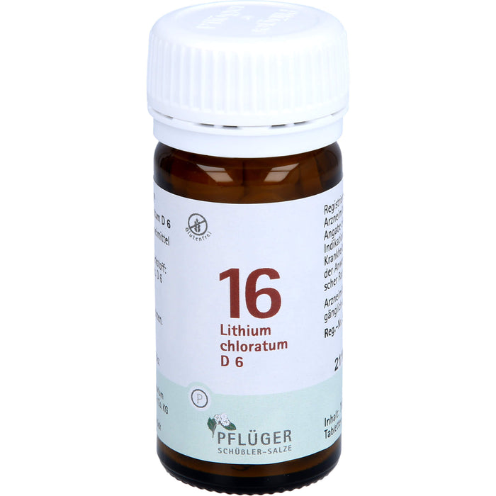 Pflüger Biochemie Nr.16 Lithium chloratum D6 Tabletten, 100 pcs. Tablets