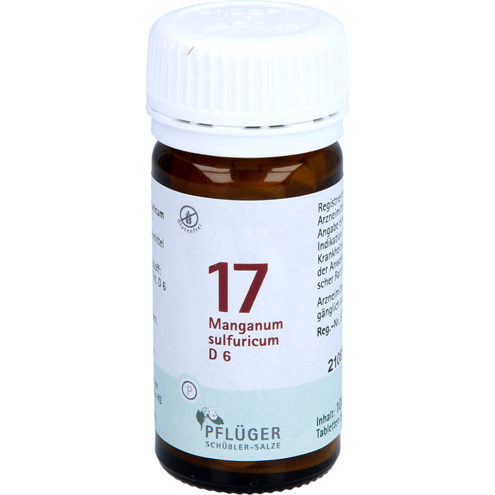 Pflüger Biochemie Nr.17 Manganum sulfuricum D6 Tabletten, 100 pcs. Tablets