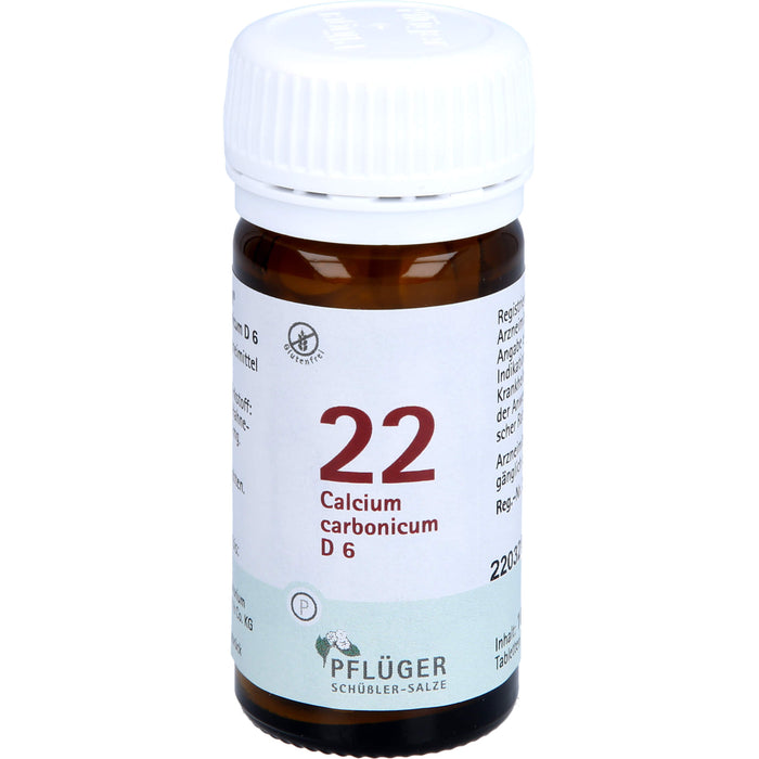 Pflüger Biochemie Nr.22 Calcium carbonicum D6 Tabletten, 100 pcs. Tablets