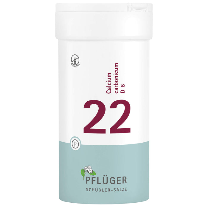 Biochemie Nr.22 Calcium carbonicum D6 Pflüger Tbl., 400 pc Tablettes