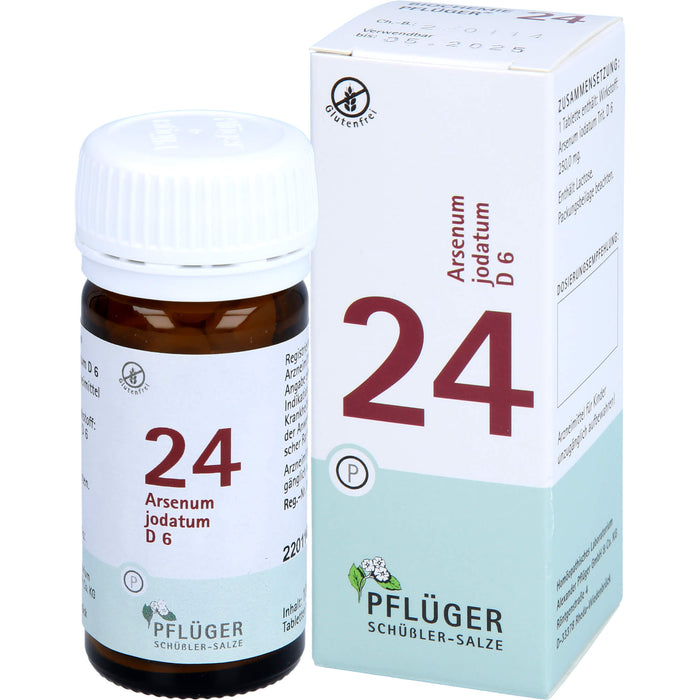 Pflüger Biochemie Nr.24 Arsenum jodatum D6 Tabletten, 100 pc Tablettes