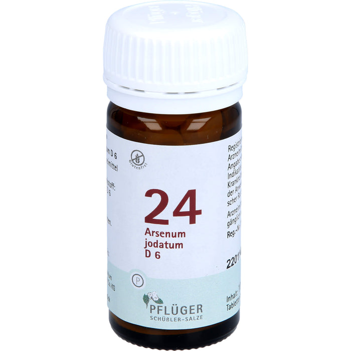 Pflüger Biochemie Nr.24 Arsenum jodatum D6 Tabletten, 100 pc Tablettes