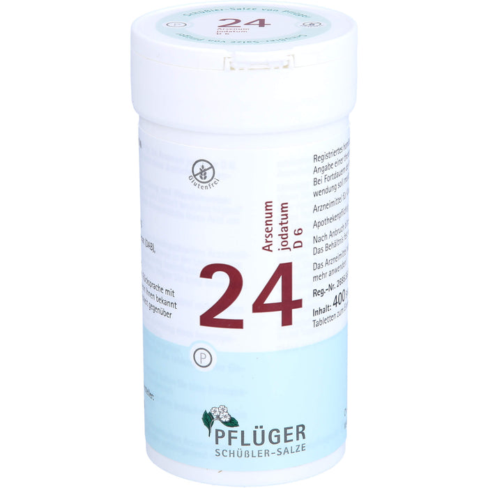 Pflüger Biochemie Nr.24 Arsenum jodatum D6 Tabletten, 400 pcs. Tablets
