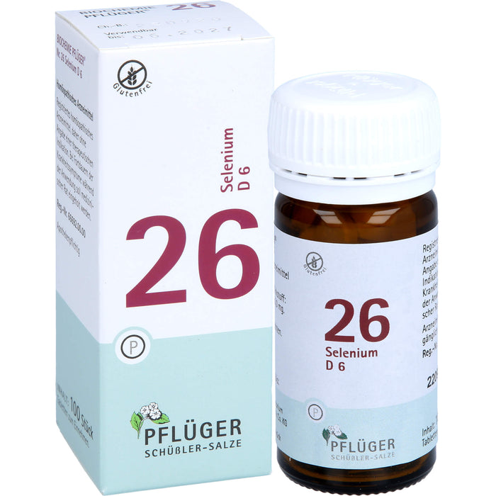 Pflüger Biochemie Nr.26 Selenium D6 Tabletten, 100 pcs. Tablets