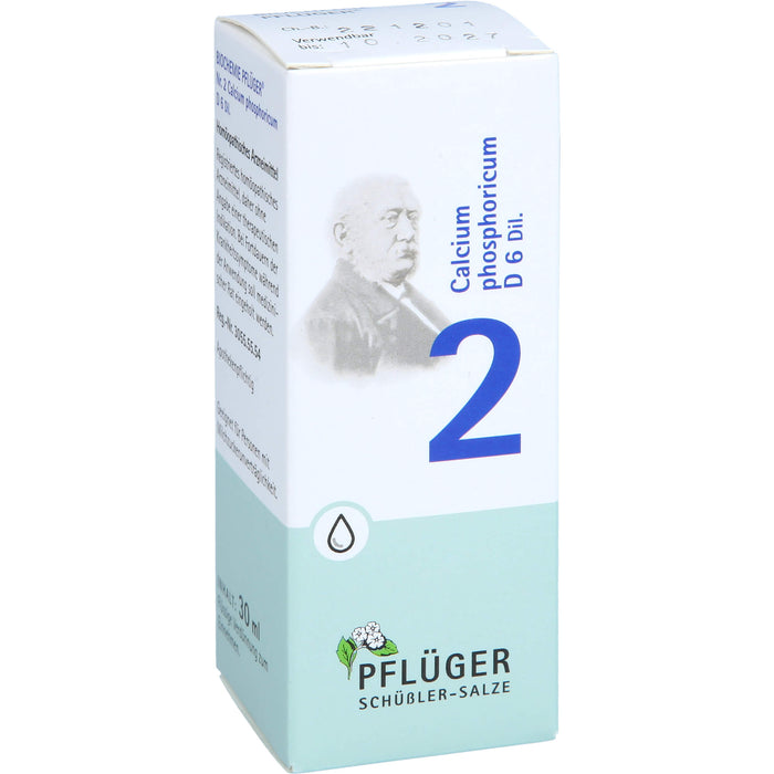 Pflüger Biochemie Nr.2 Calcium phosphoricum D6 Dilution, 30 ml Solution