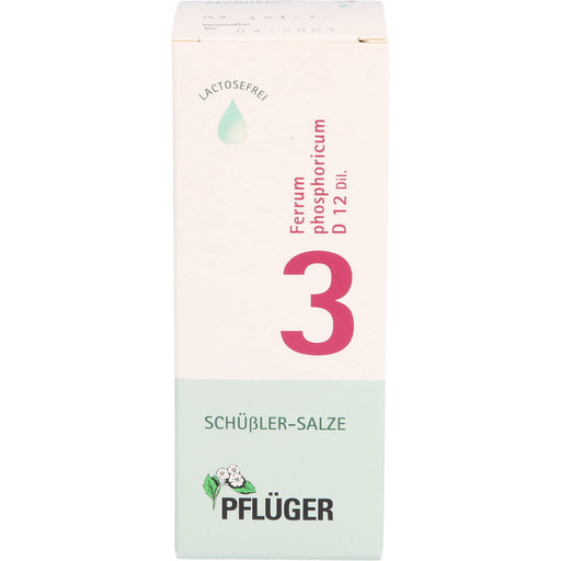 Pflüger Biochemie Nr.3 Ferrum phosphoricum D12 Dilution, 100 ml Lösung