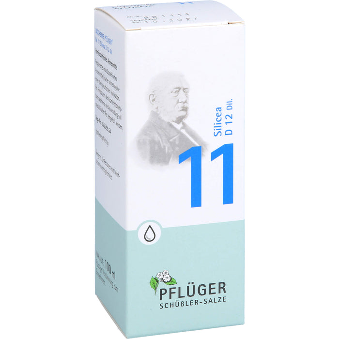 Pflüger Biochemie Nr.11 Silicea D12 Dilution, 100 ml Solution