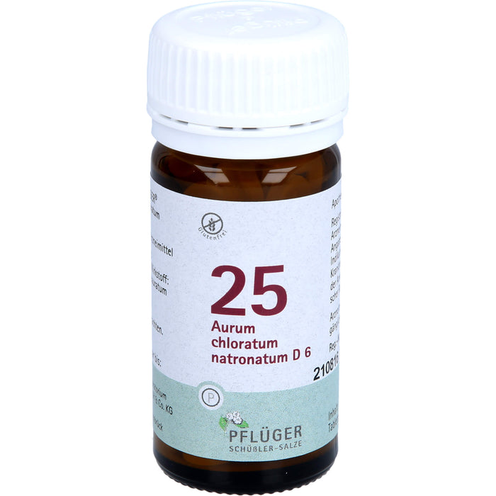 Pflüger Biochemie Nr.25 Aurum chloratum natronatum D6 Tabletten, 100 pc Tablettes