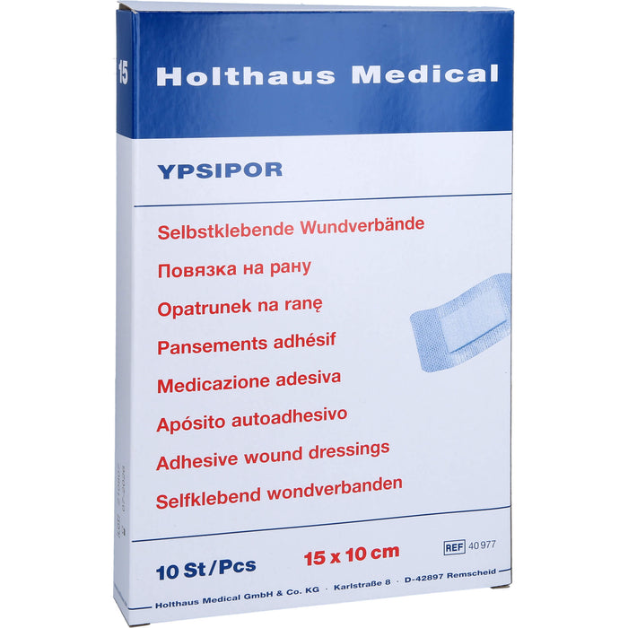 WUNDVERBAND steril YPSIPOR 15x10cm, 10 St VER