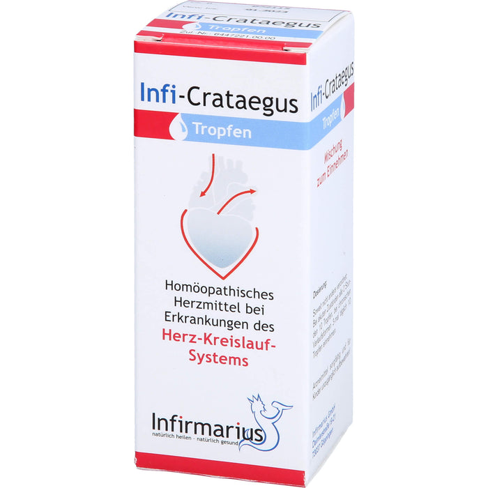 Infi Crataegus Tropfen bei Erkrankungen des Herz-Kreislauf-Systems, 50 ml Solution