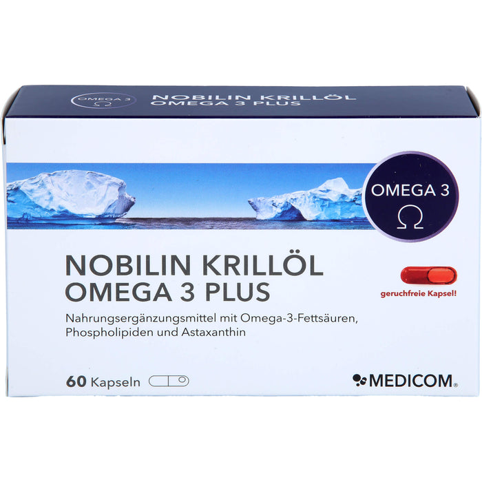 Nobilin Krillöl Omega 3 Plus Kapseln, 60 St. Kapseln