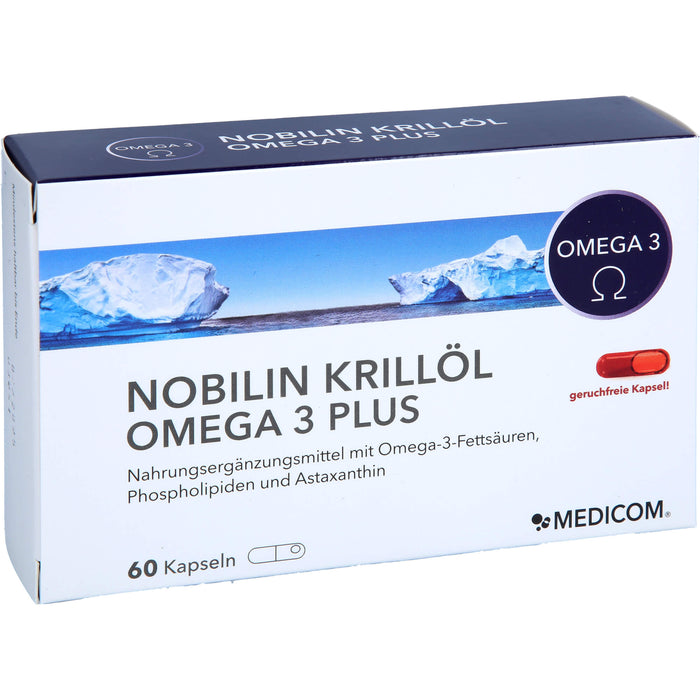 Nobilin Krillöl Omega 3 Plus Kapseln, 60 St. Kapseln