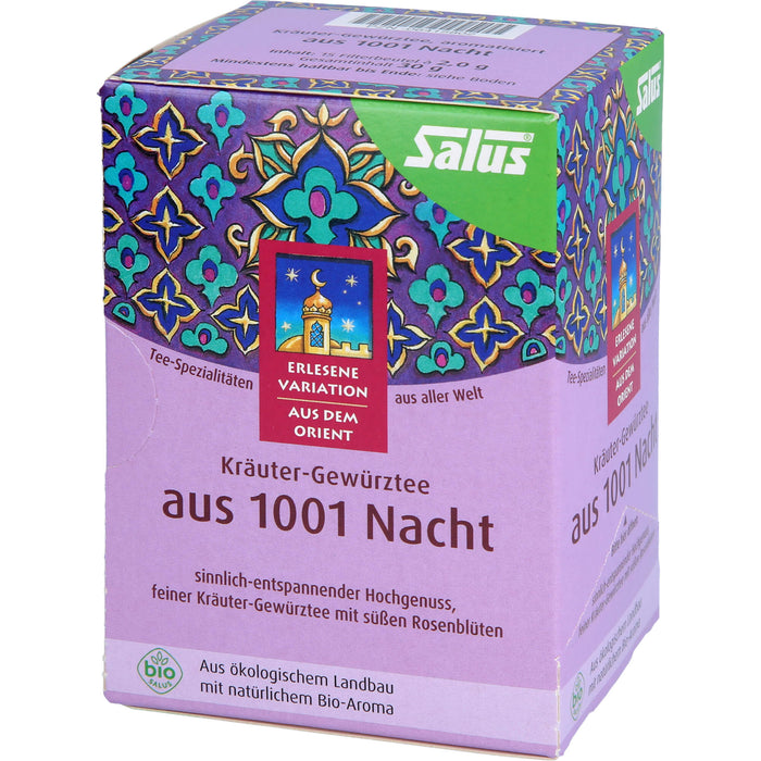 Salus Kräuter-Gewürztee aus 1001 Nacht bio, 15 pcs. Filter bag