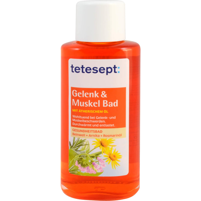 Tetesept Gelenk & Muskel Bad mit ätherischem Öl, 125 ml Lösung