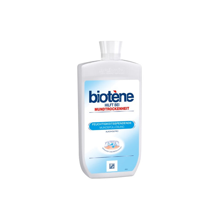 BIOTENE befeuchtende Mundspüllösung zur Linderung von Mundtrockenheit, 500 ml Lösung