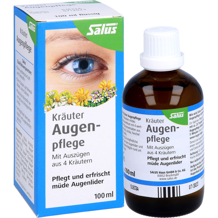 Augenpflege Kräuter Augenkosmetikum äußerl.Salus, 100 ml Solution