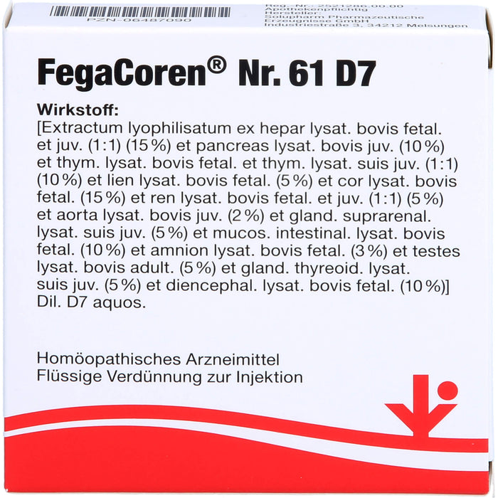 FegaCoren Nr. 61 D7 Ampullen, 5 St. Ampullen