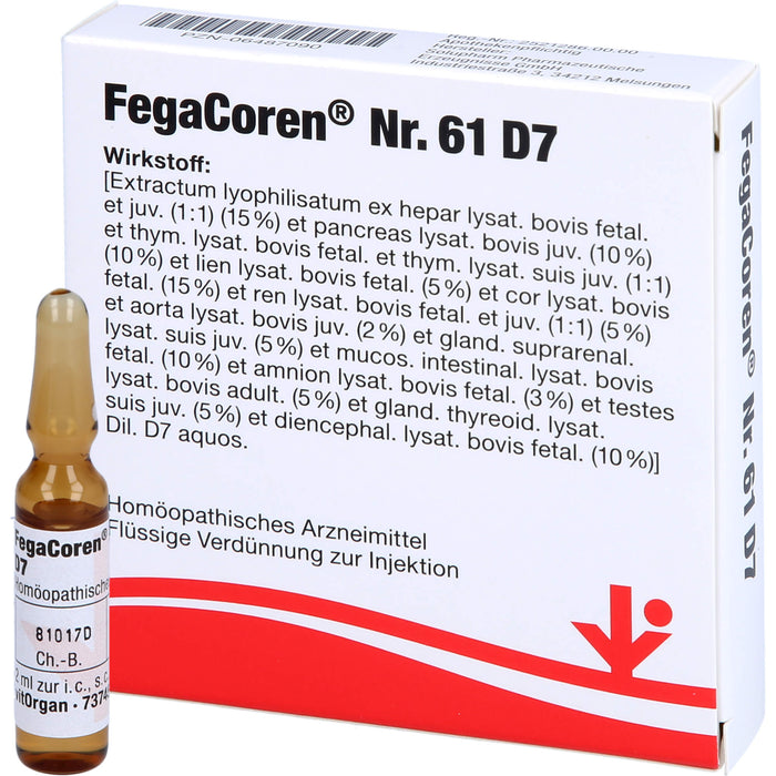 FegaCoren Nr. 61 D7 Ampullen, 5 pc Ampoules