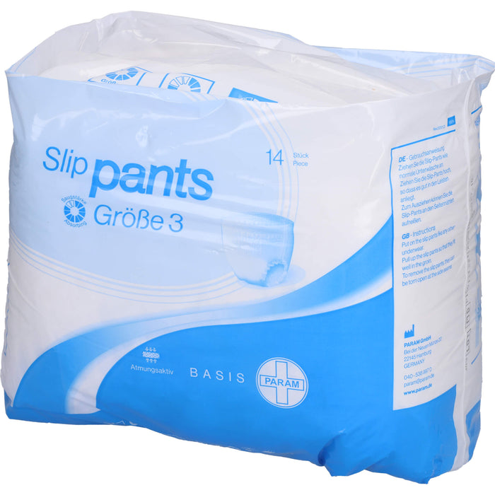 PARAM SLIP PANTS Basis Gr.III, 14 pcs. Briefs