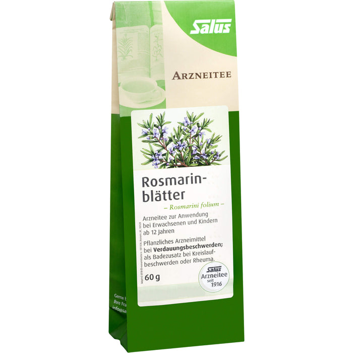 Salus Rosmarinblätter Rosmarini folium bei Verdauungsbeschwerden, 60 g Tee