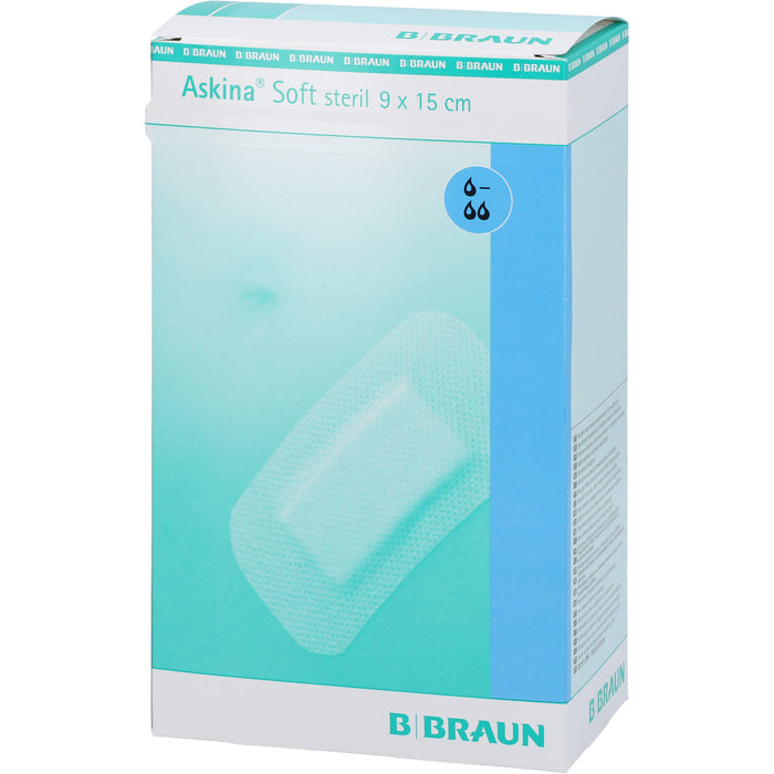 ASKINA SOFT STERIL 9X15CM HYPOALLERGENER WUNDVERBA, 40 St VER